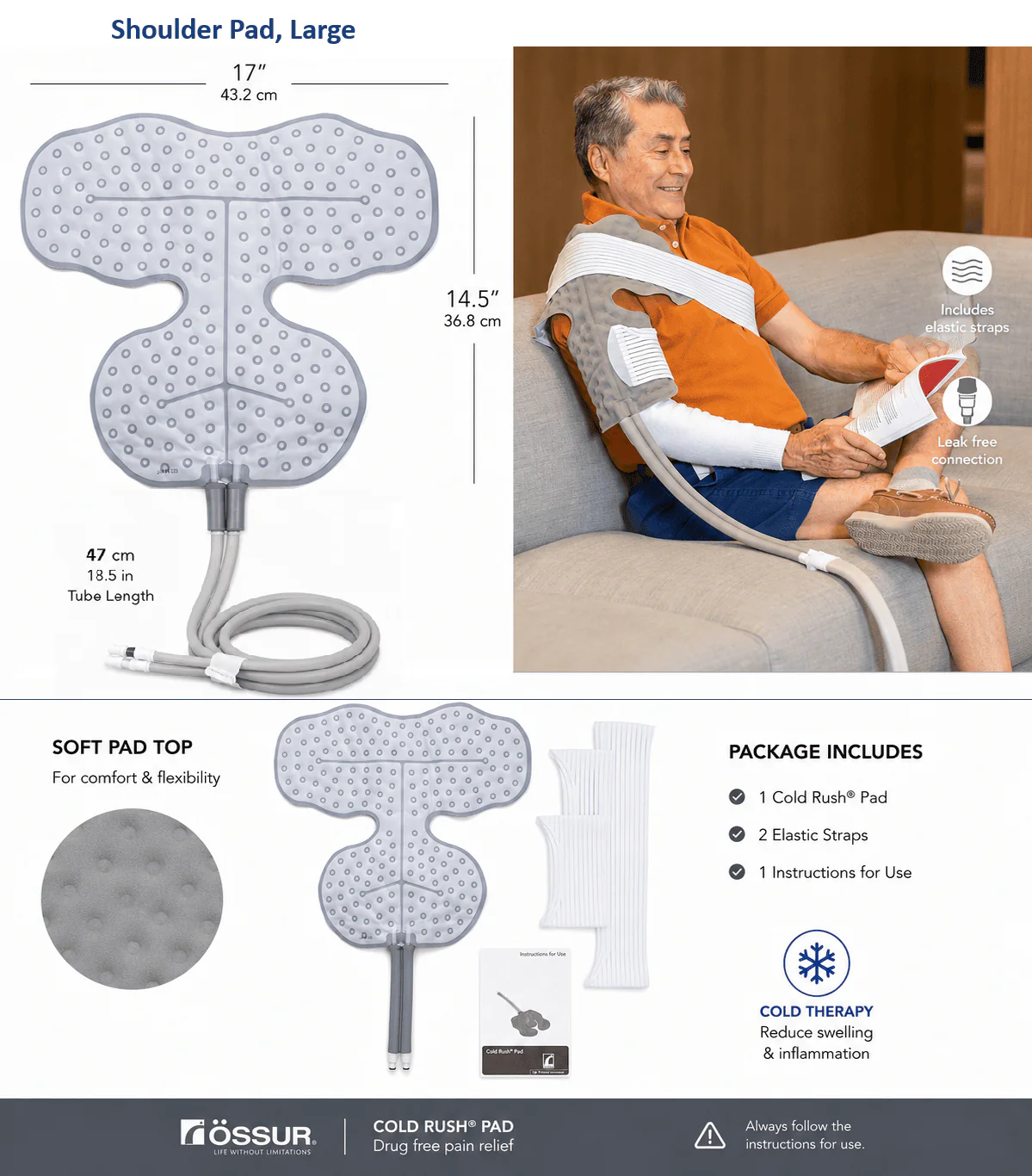 Ossur Cold Rush Cold Therapy Pads - Image 4