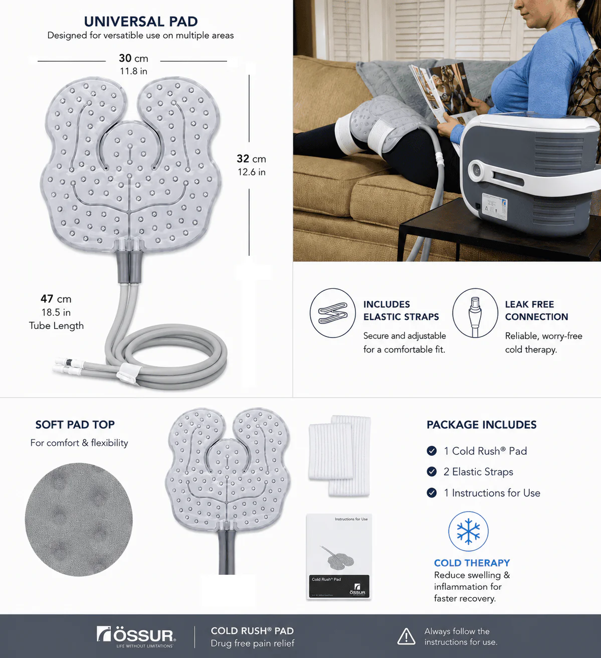 Ossur Cold Rush Cold Therapy Pads - Image 5
