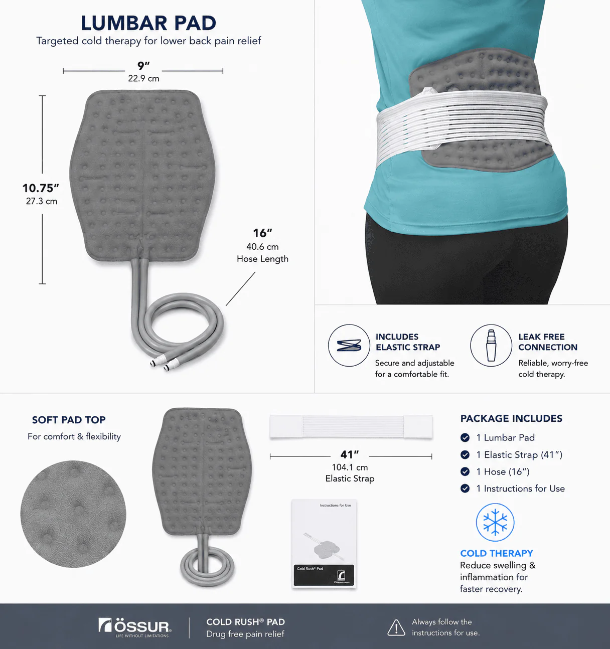 Ossur Cold Rush Cold Therapy Pads - Image 6