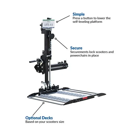 Bruno Out-Sider Exterior Vehicle Platform Lift - Image 3
