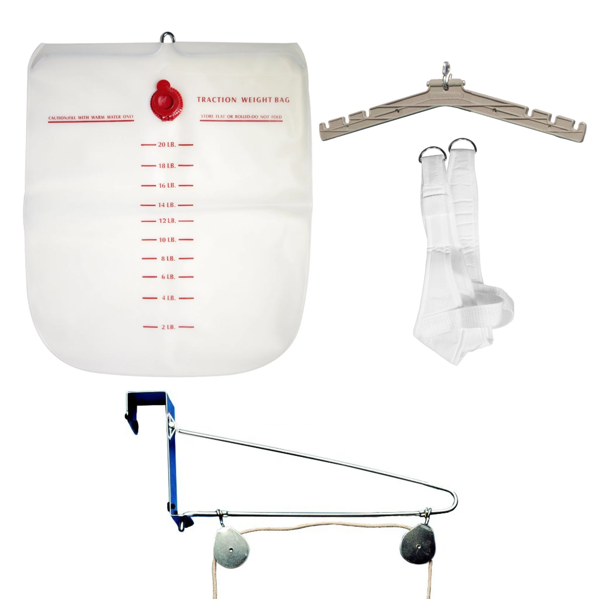 Airway Surgical Over Door Head Halter Cervical Traction Kit - Image 2