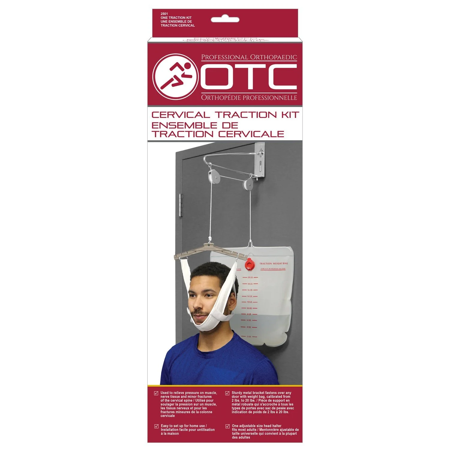 Airway Surgical Over Door Head Halter Cervical Traction Kit - Image 3