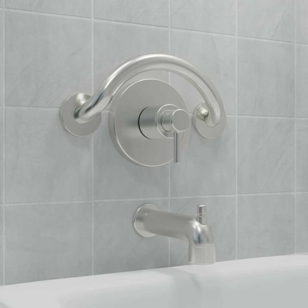 Healthcraft Plus Crescent Grab Bar - Image 3