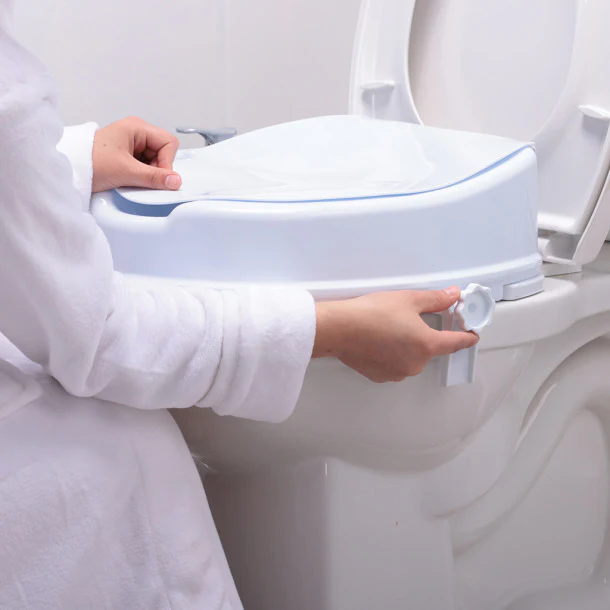 Drive Medical Preservetech Raised Toilet Seat with Bidet - Image 4