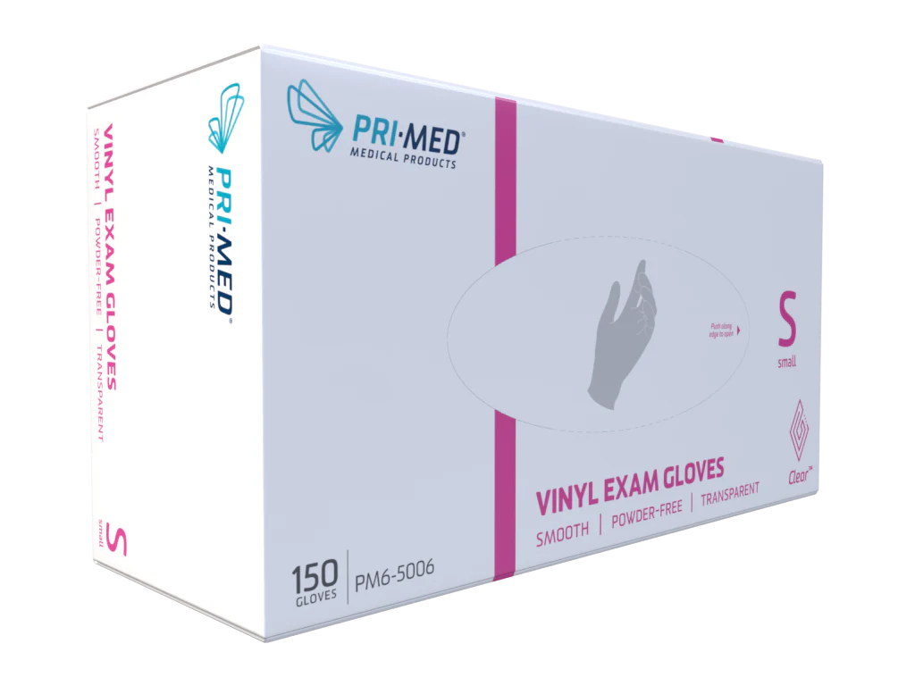 PRIMED Vinyl Exam Gloves