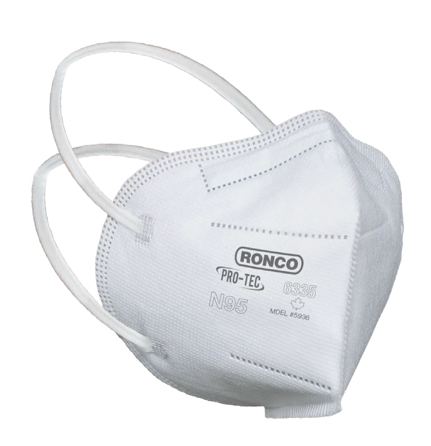 Ronco PRO-TEC MEDICAL N95 RESPIRATOR VERTICAL FOLD