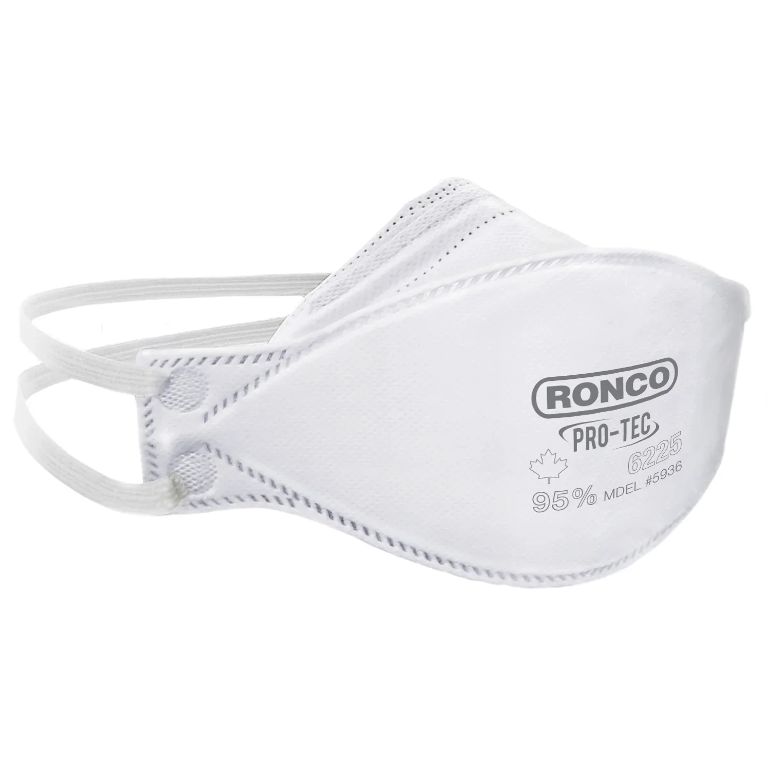 Ronco PRO-TEC Medical N95 Respirator Flat Fold 329038