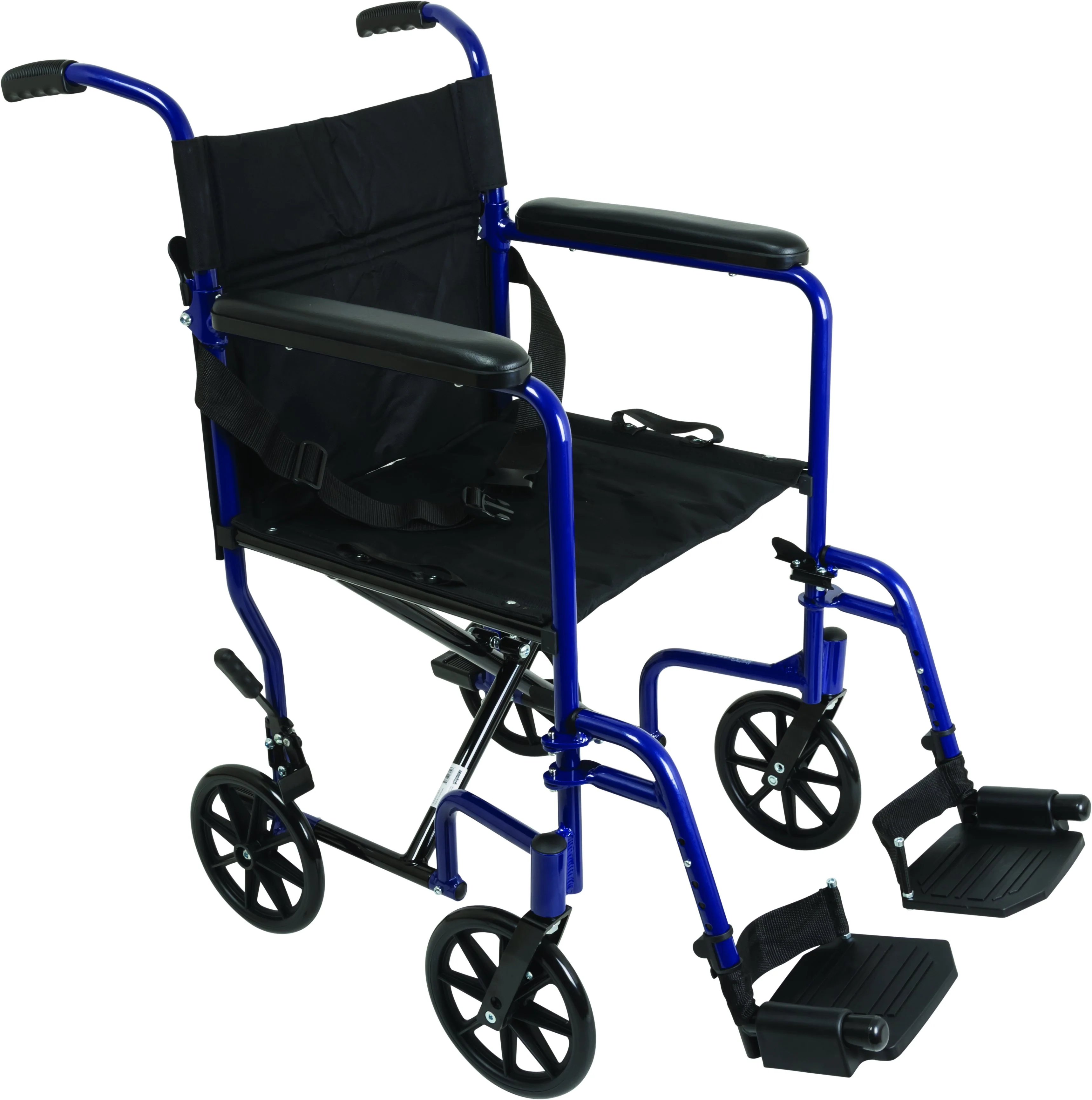 ProBasics Aluminum Transport Chair with Footrests - Image 3