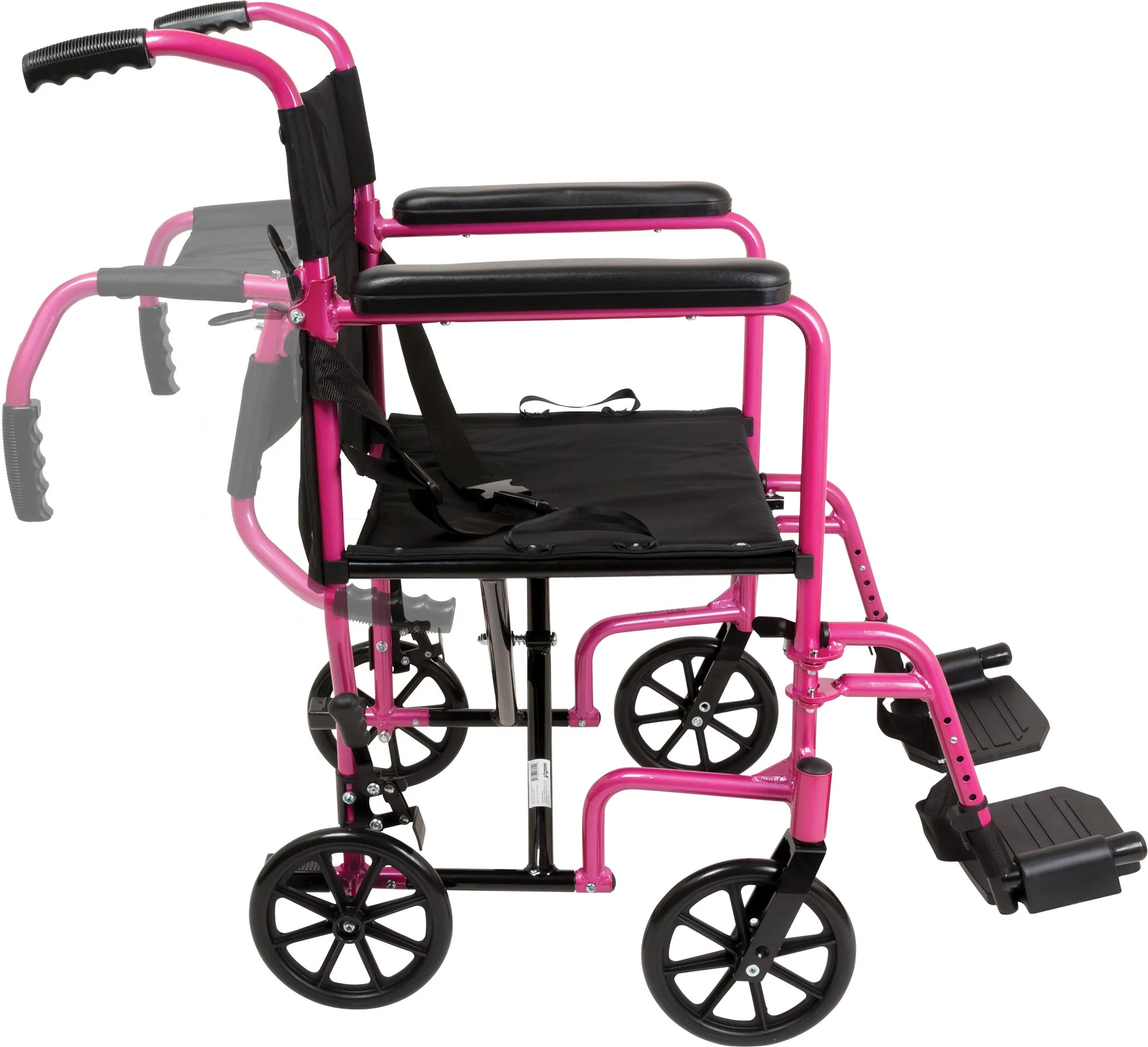 ProBasics Aluminum Transport Chair with Footrests - Image 6