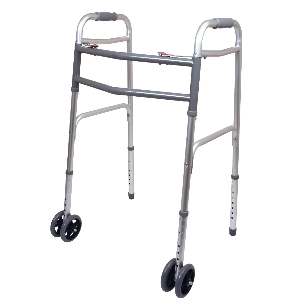 ProBasics Bariatric 2-Button Walker with Wheels - Image 3