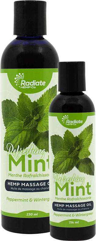 Radiate Hemp Co Massage Oil - Image 2
