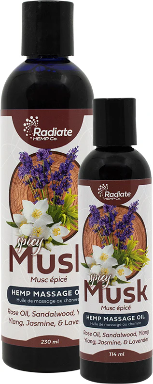 Radiate Hemp Co Massage Oil - Image 3
