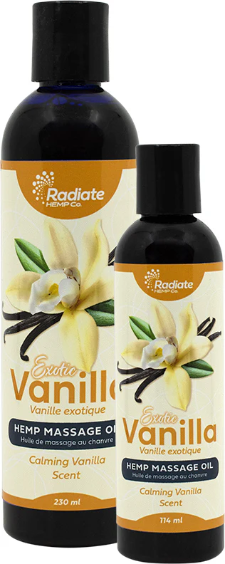 Radiate Hemp Co Massage Oil - Image 4