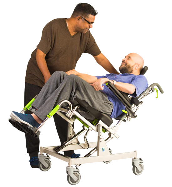 Dynamic Health Care Solutions RAZ-AT Attendant Tilt Shower Commode