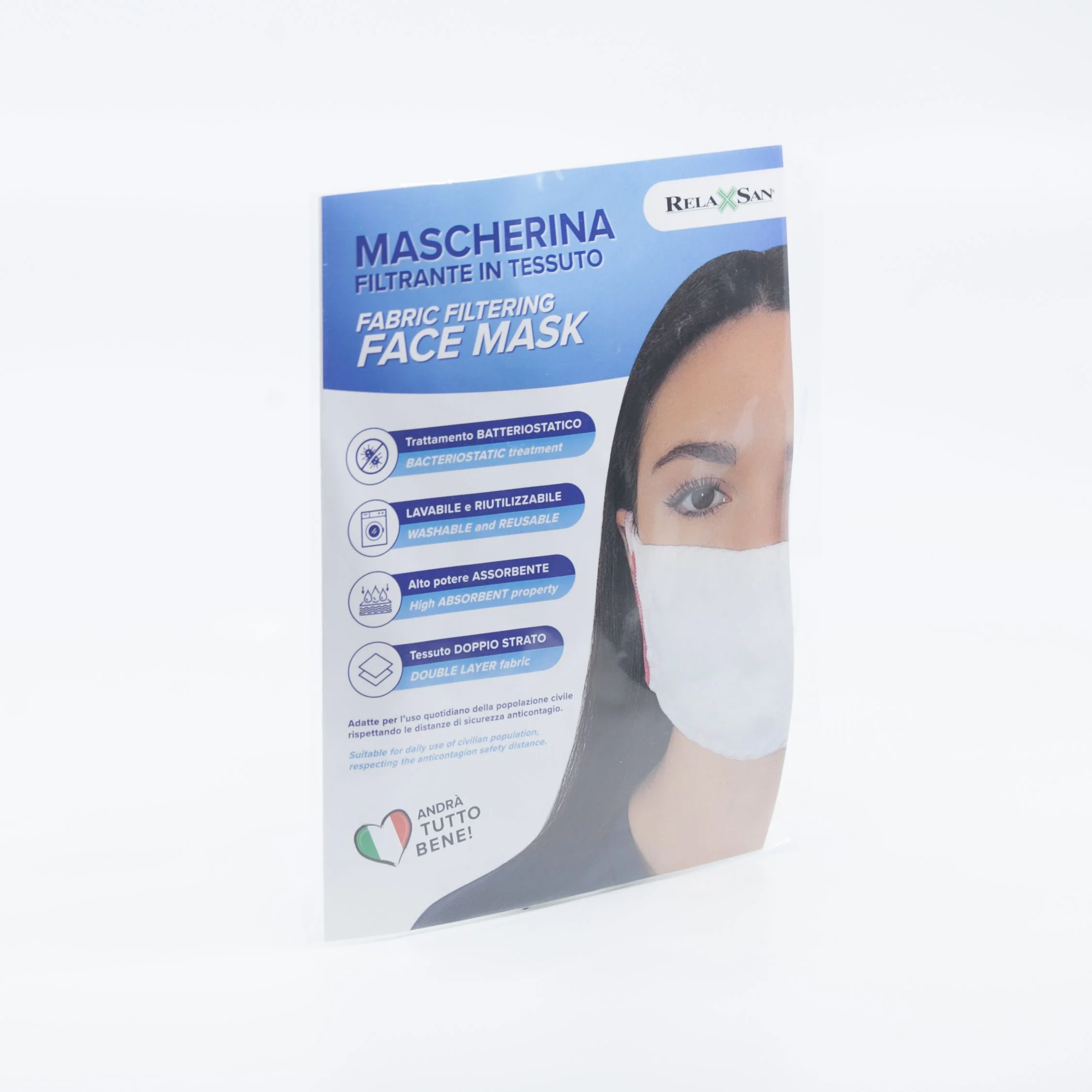 Relaxsan Reuseable Face Mask White - Image 5