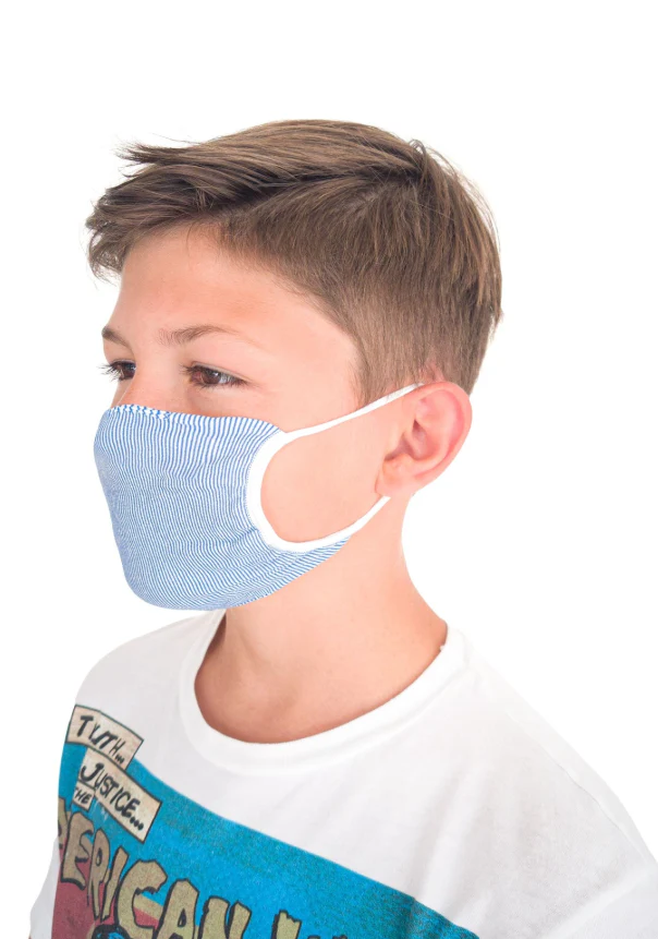 Relaxsan Reuseable Pediatric Face MASK,BLUE 2/PKG - Image 2