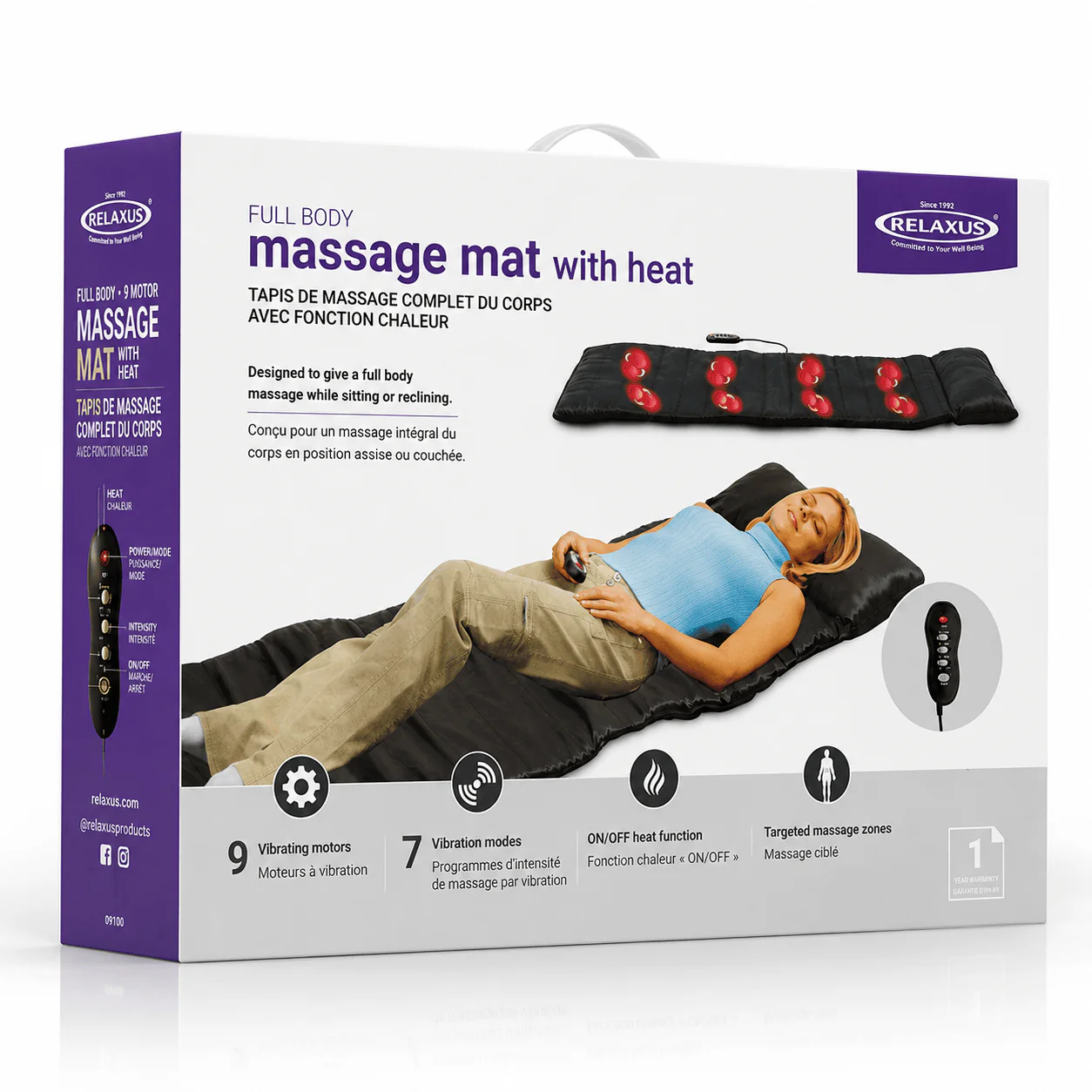 Relaxus Full Body Massage Mat with Heat - Image 5