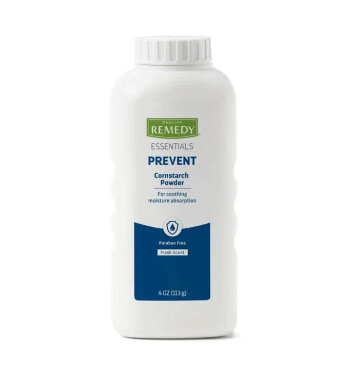 Medline Remedy Essentials Cornstarch Powder