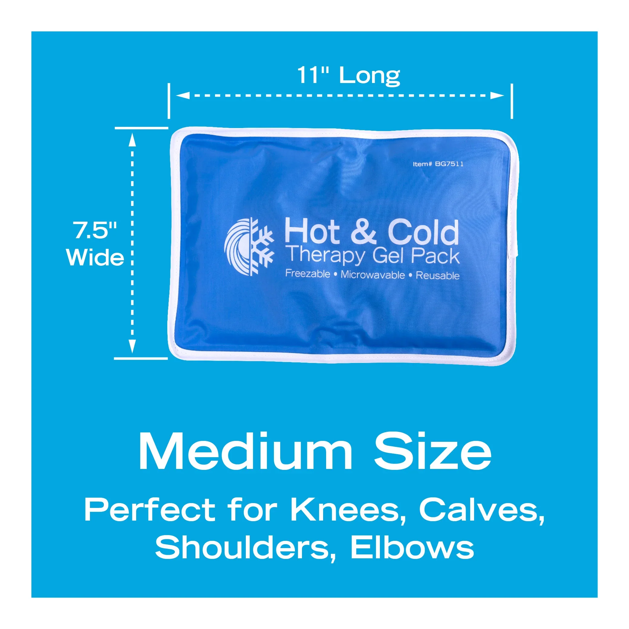 Compass Health Roscoe Reusable Hot or Cold Gel Pack - Image 4