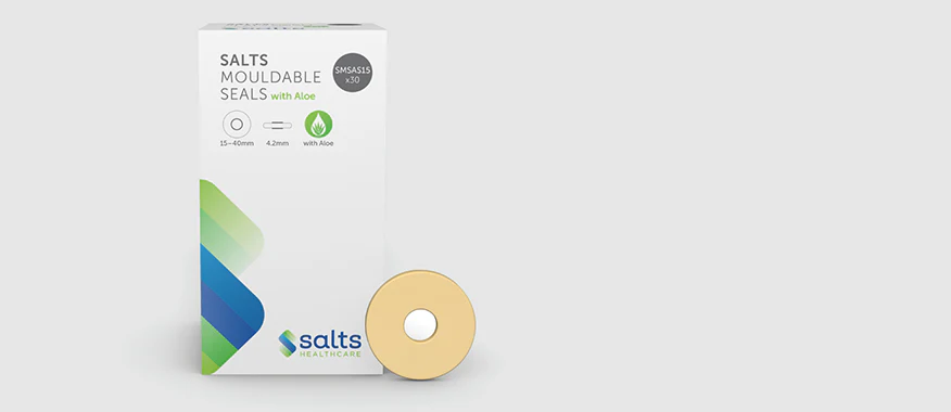 Salts Healthcare mouldable seals with aloe (15-40mm), thickness 4.2mm