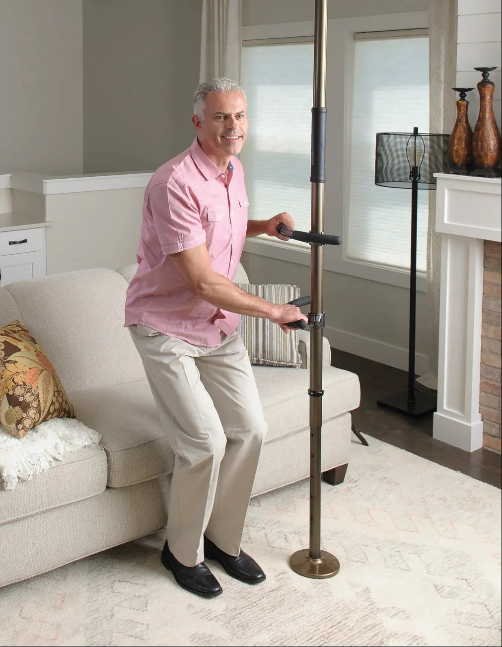 Stander Wonder Pole Premium Floor-to-Ceiling Grab Bar - Image 15
