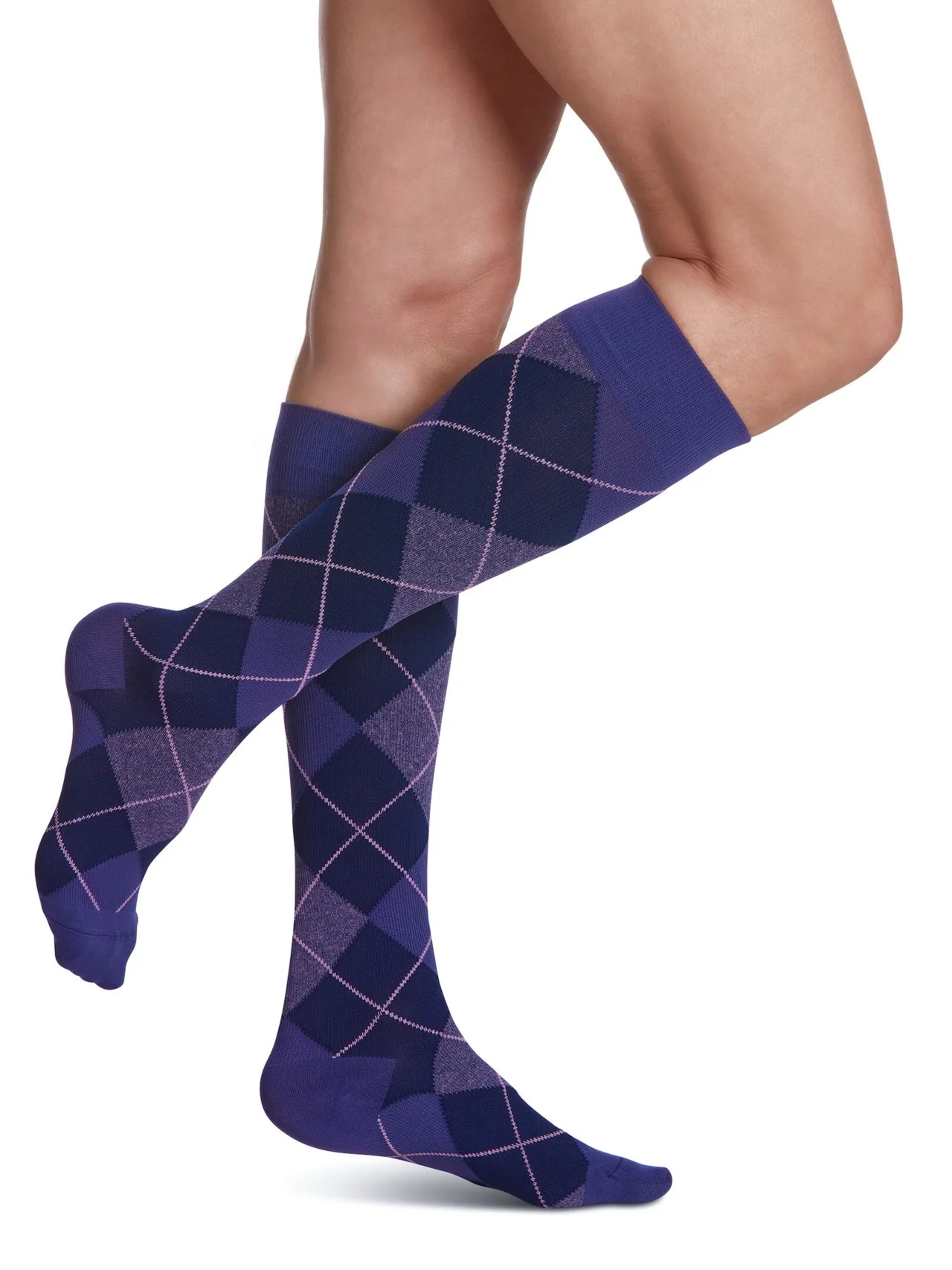 Sigvaris Mens Microfiber Patterns Knee High 20-30mmHg - Image 13