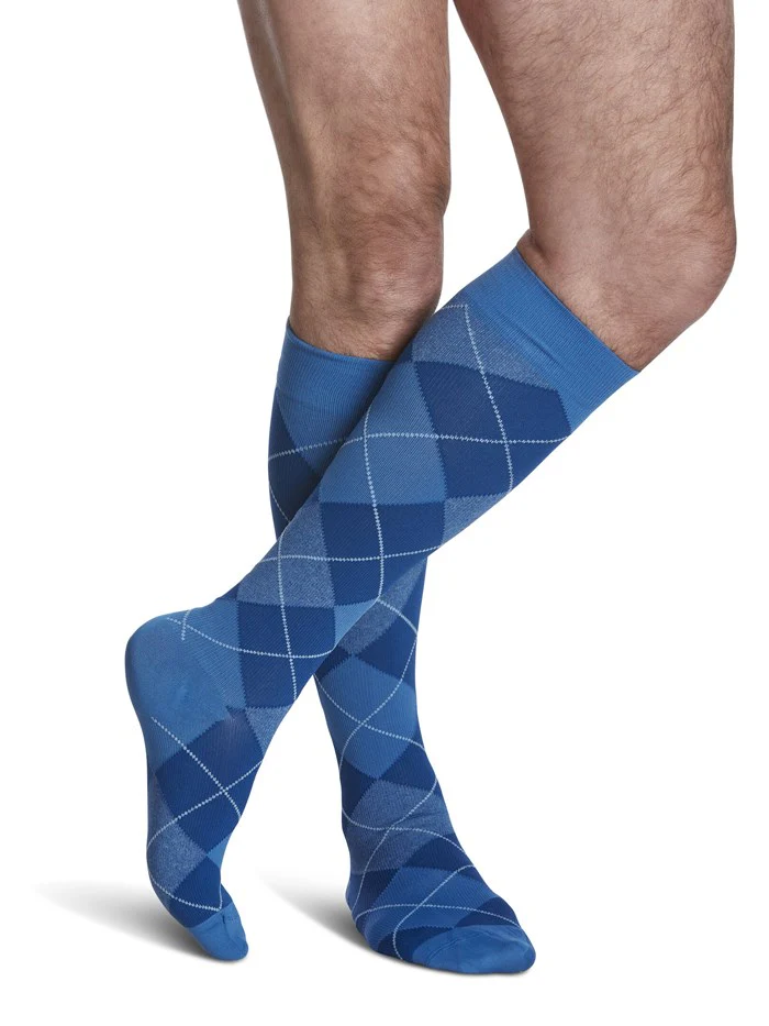 Sigvaris Mens Microfiber Patterns Knee High 20-30mmHg - Image 5