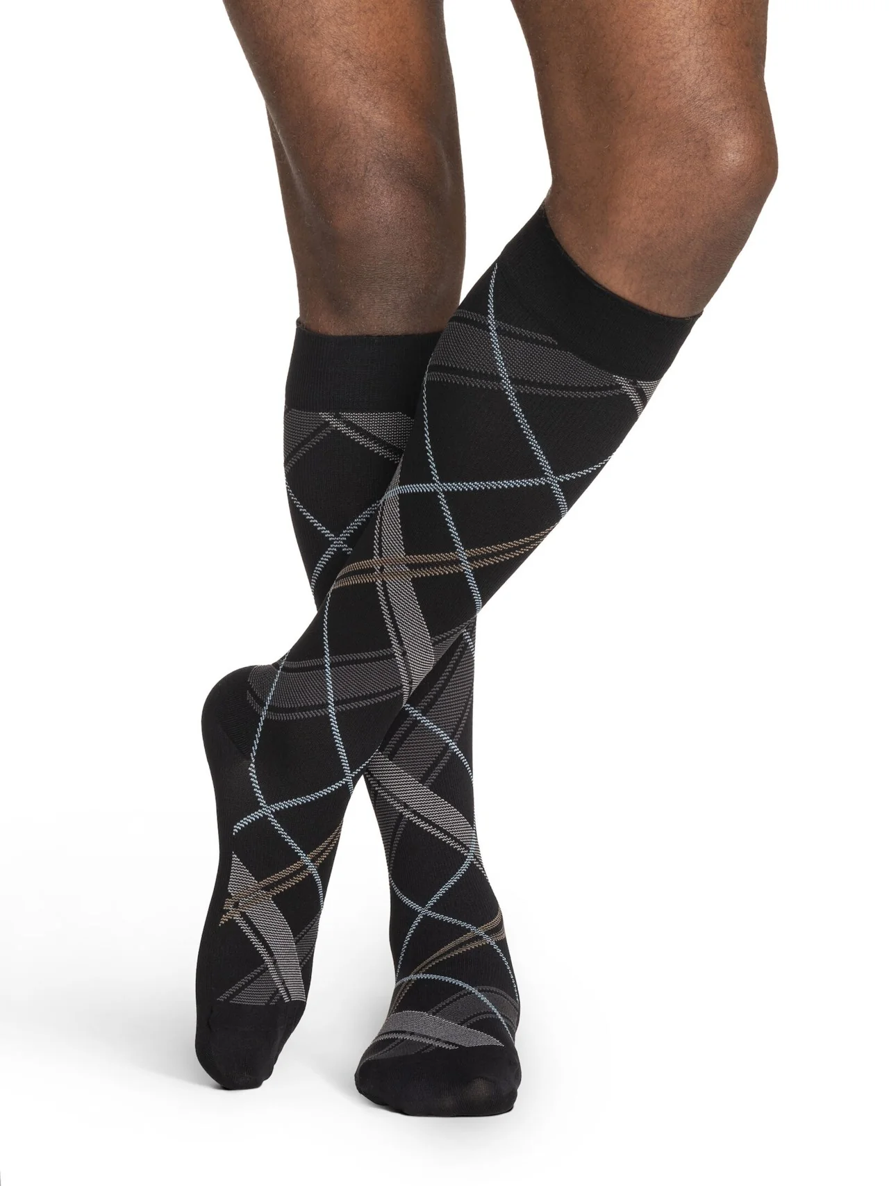 Sigvaris Mens Microfiber Patterns Knee High 20-30mmHg - Image 7