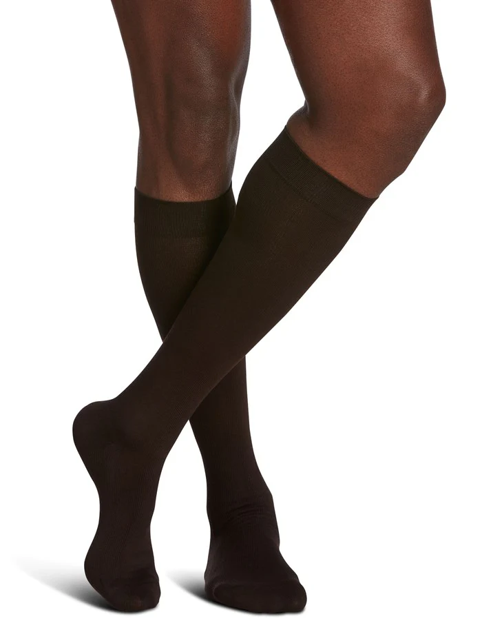 Sigvaris Mens Sea Island Cotton Knee High 20-30mmHg - Image 3