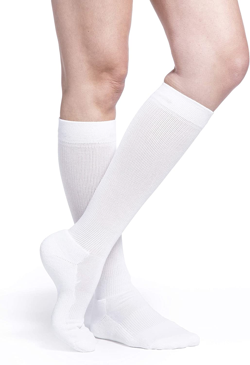 Sigvaris Womens Cushioned Cotton Knee High 20-30mmHg