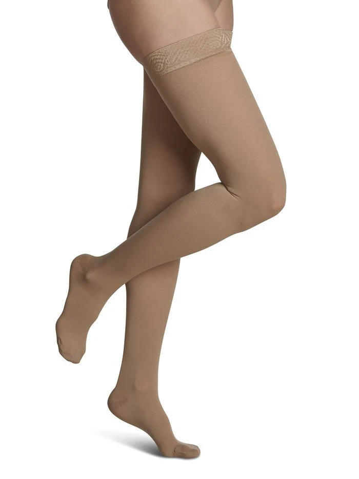 Sigvaris Womens Opaque Thigh High 20-30mmHg - Image 2