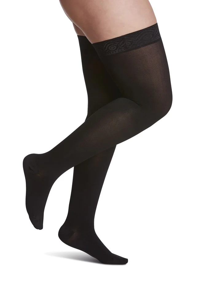 Sigvaris Womens Opaque Thigh High 20-30mmHg - Image 4