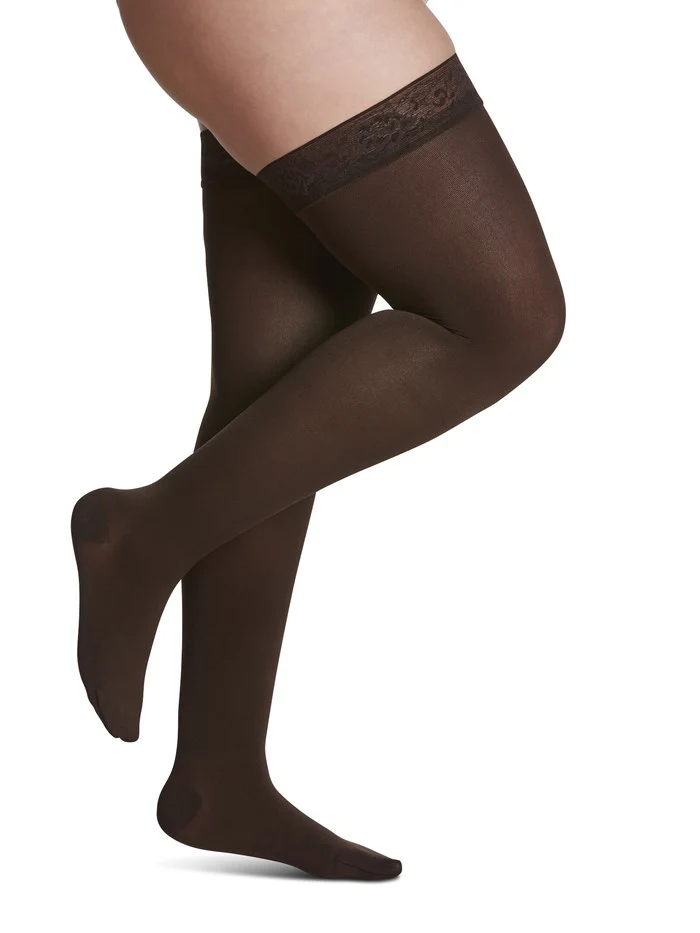 Sigvaris Womens Soft Opaque Thigh High 20-30mmHg Sensinnov GT - Image 7