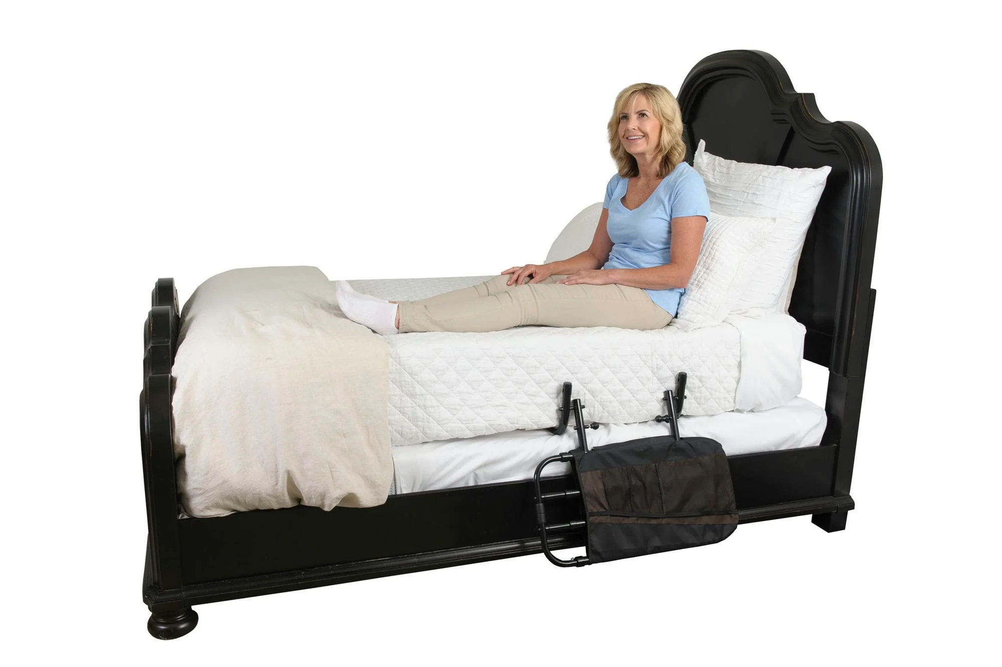 Stander Wonder EZ Adjust Bed Rail With Organizer Pouch - Image 9
