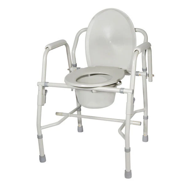 Drive Medical Steel Drop Arm Commode