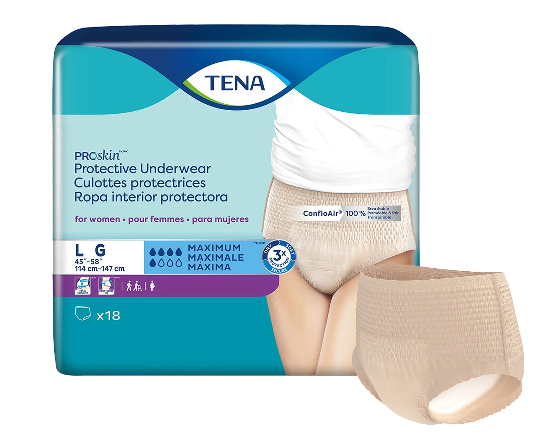 TENA Proskin Protective Underwear For Women - Image 3