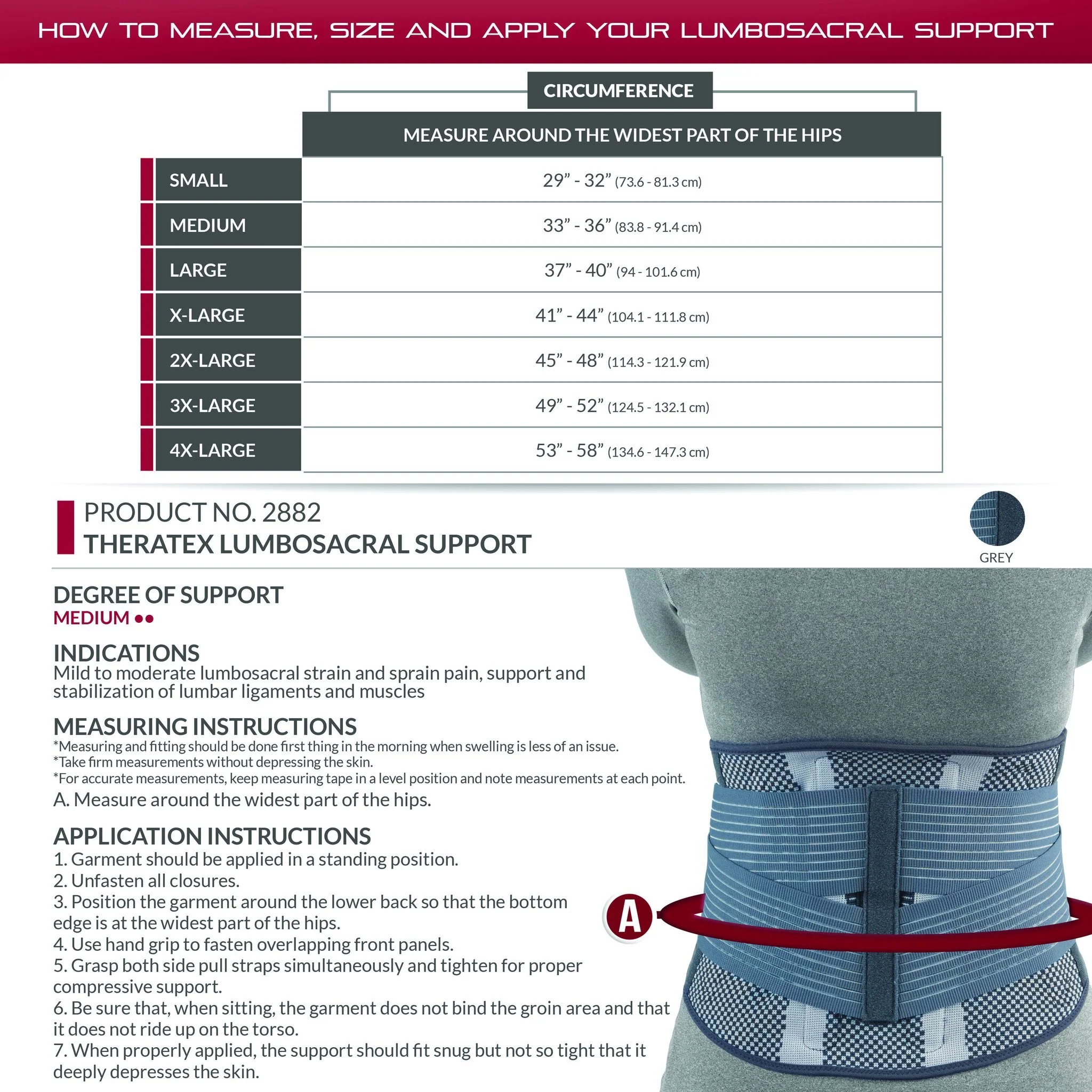 Airway Surgical THERATEX Lumbosacral Support - Image 3