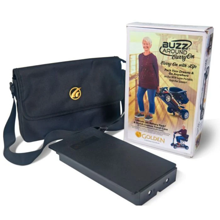 Golden Technologies Travel Battery For The Buzzaround Carry On (GB120A) 6.5AH Lithium Ion