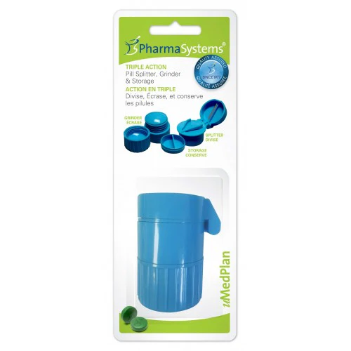 PharmaSystems 3-in-1 Splitter, Grinder, & Storage