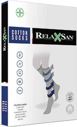 Relaxsan Unisex Cotton Knee High 20-30mmHg - Image 2