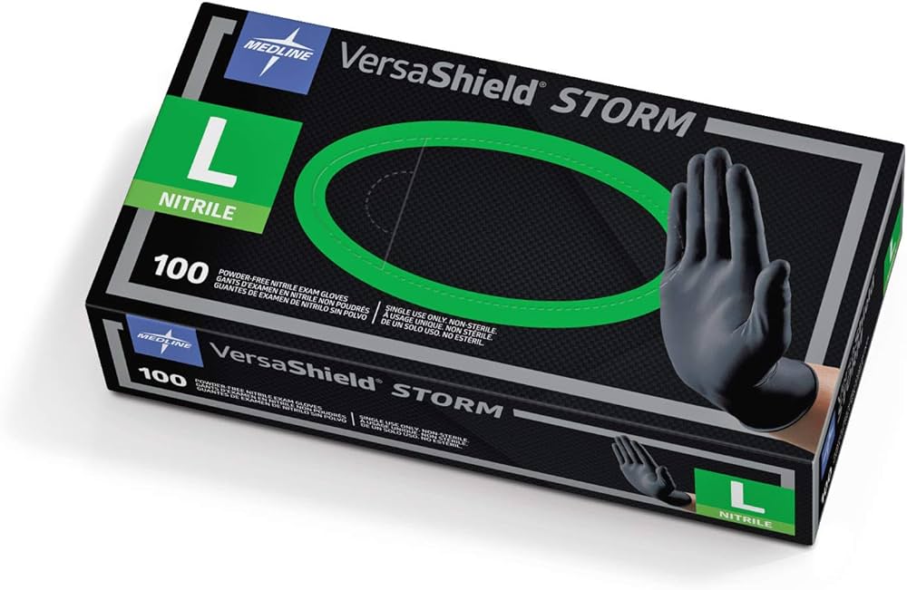 Medline VersaShield Storm Powder-Free Nitrile Exam Gloves - Image 3
