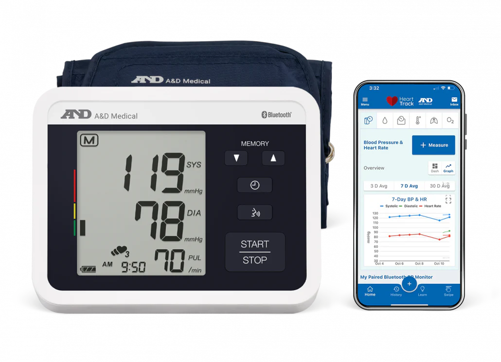 A & D Voice Guided Blood Pressure Monitor
