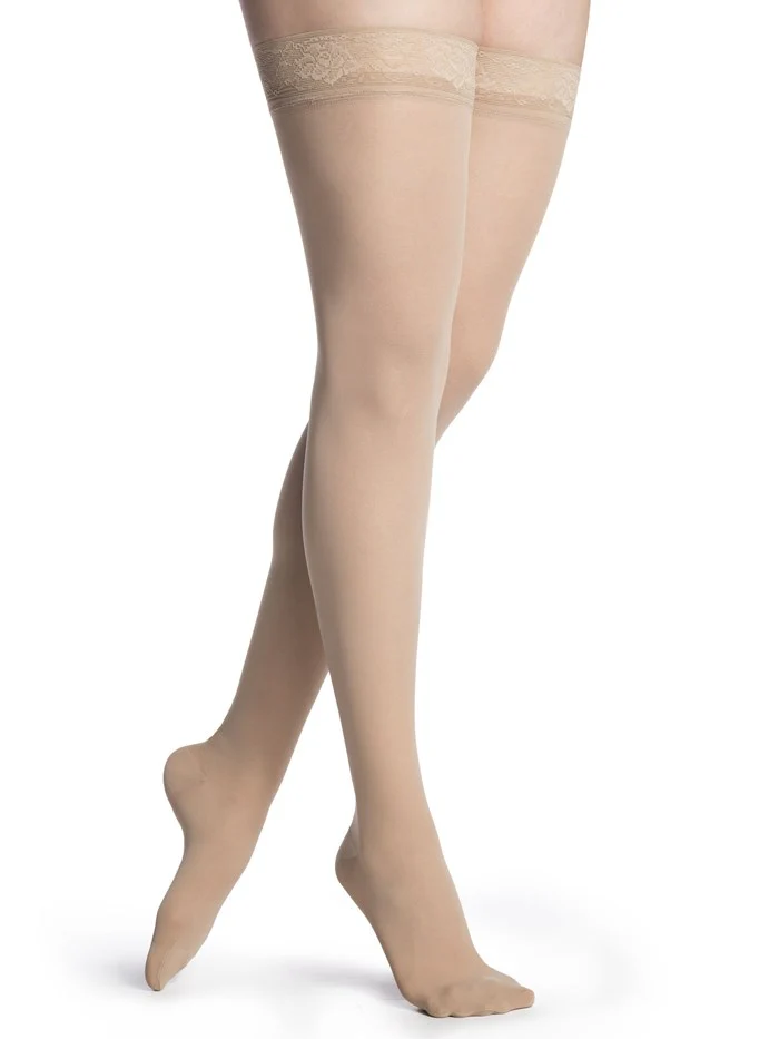 Sigvaris Womens Medium Sheer Thigh High 20-30mmHg - Image 2