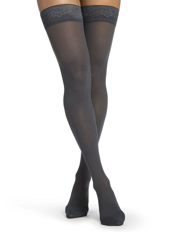 Sigvaris Womens Medium Sheer Thigh High 20-30mmHg - Image 3