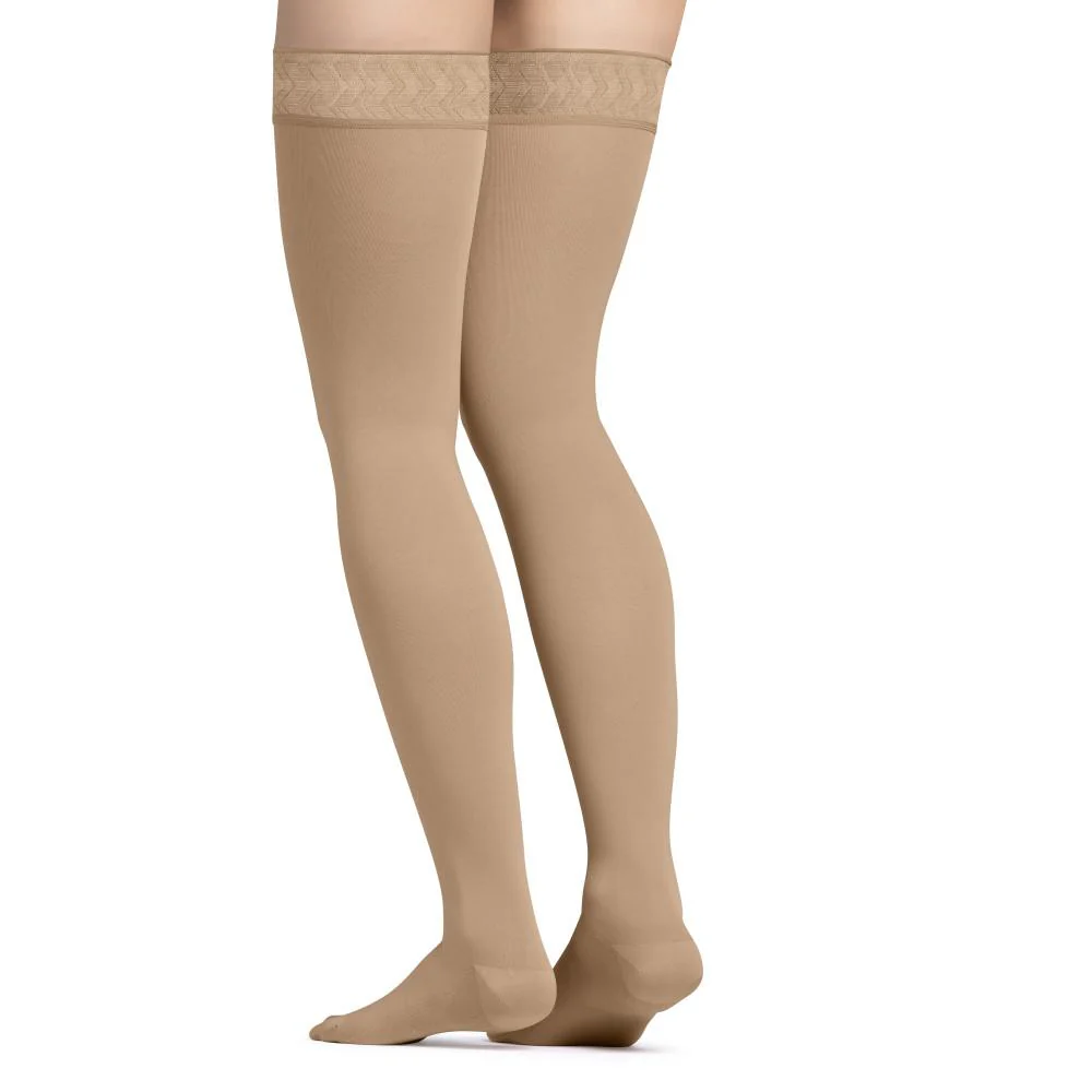 Jobst Womens Opaque Maternity Thigh High 20-30mmHg - Image 5